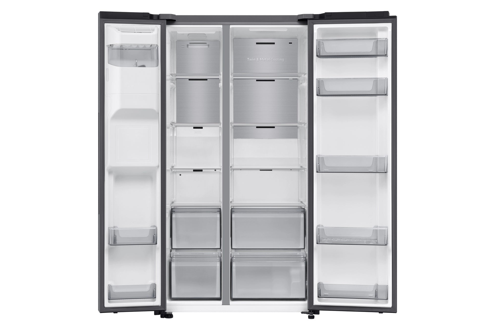 Samsung RS70F66KCTEU 91cm Side by Side American Fridge Freezer - Silver
