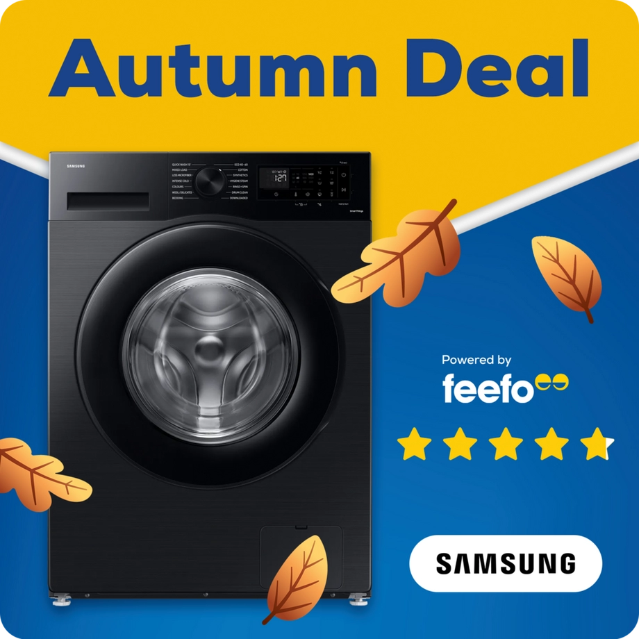 Samsung Series 5 AI Energy WW90CGC04DABEU 9kg 1400 Spin Smart Washing Machine - Black