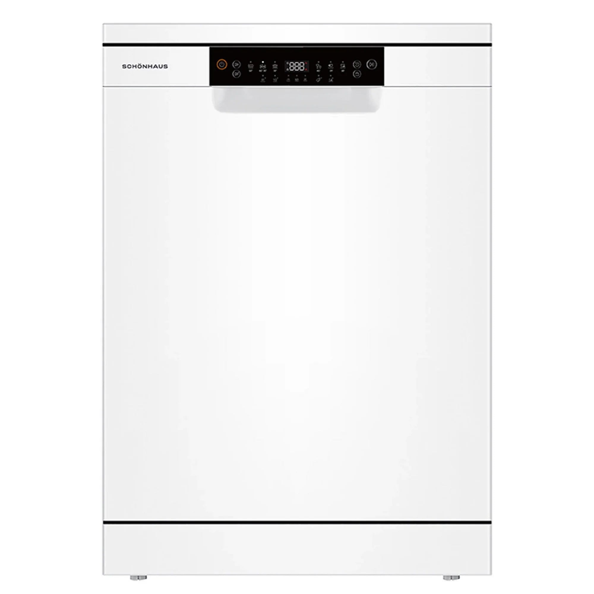 Schonhaus DWSF0115FSBW Dishwasher In White - 15 Place Setting