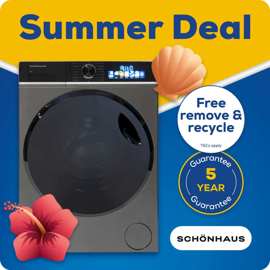 Schonhaus WMSF01914AG 9kg 1400 Spin Washing Machine - Graphite