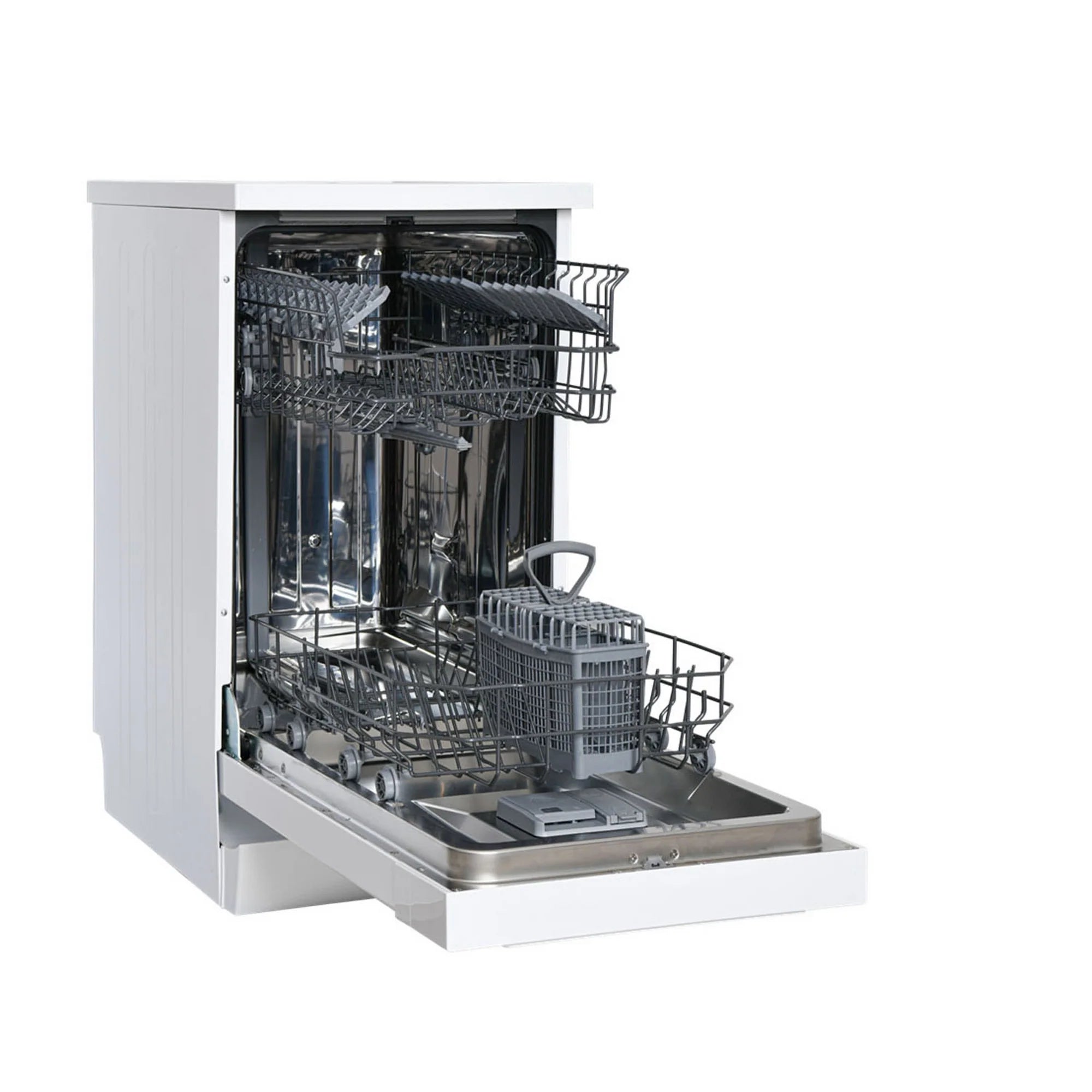 Sensis DWF0110SLEW Slimline Dishwasher In White - 10 Place Settings