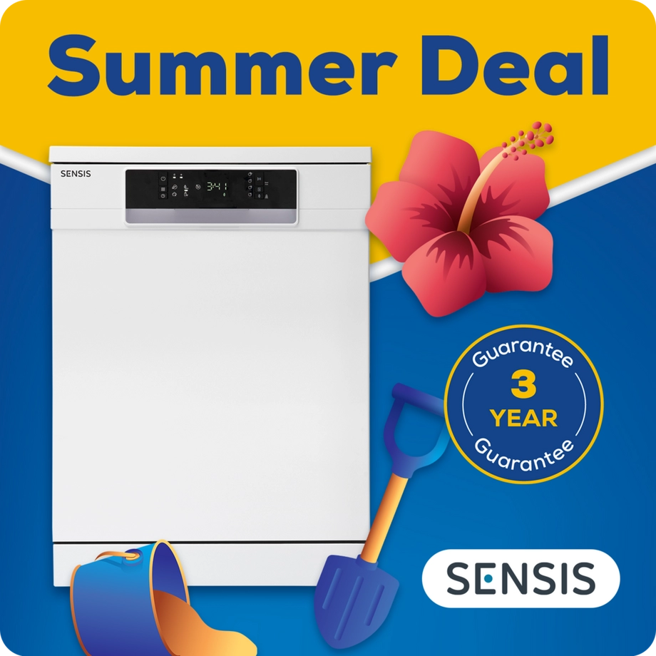 Sensis DWF0114FSDW Dishwasher In White - 14 Place Settings