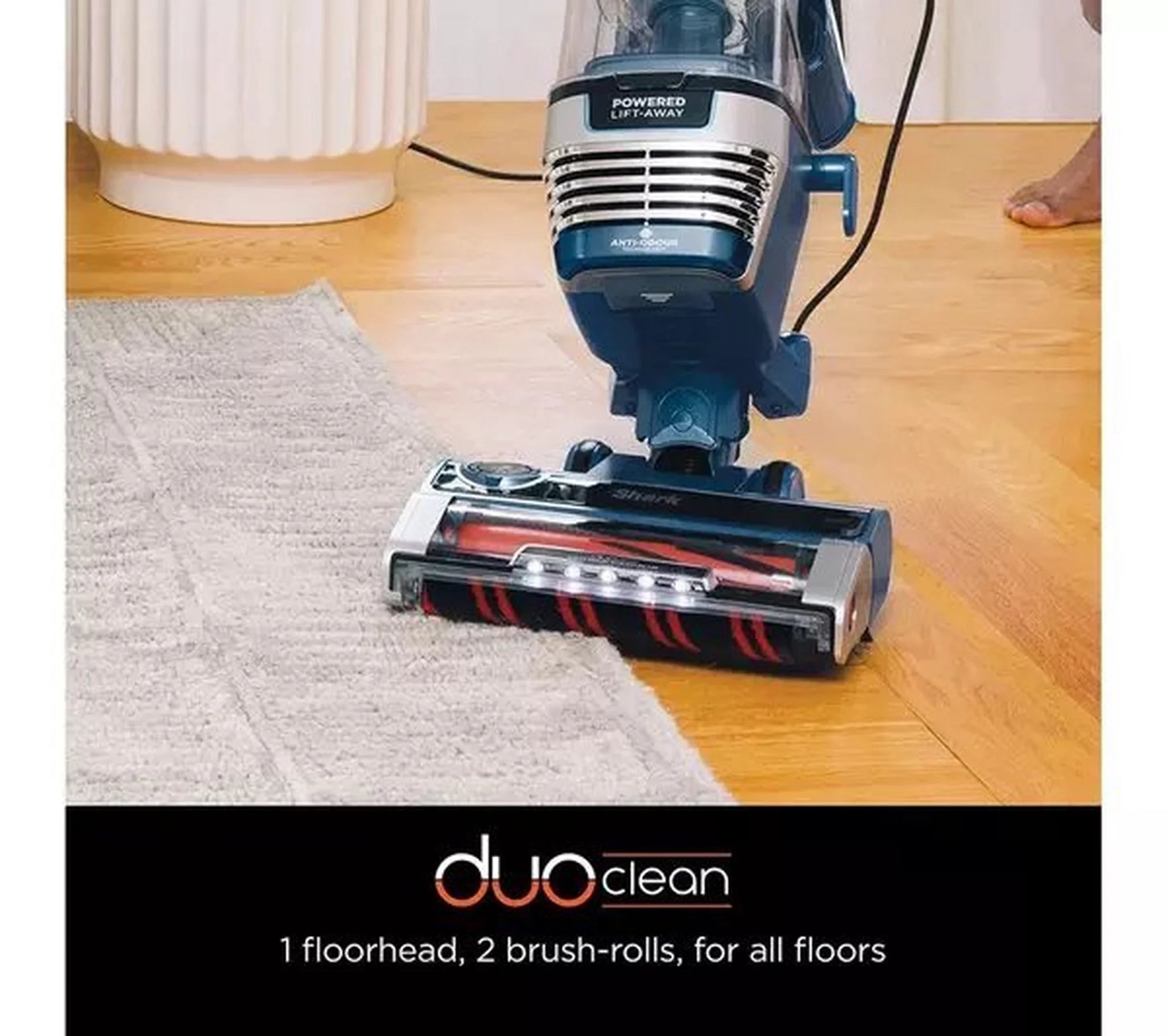 Shark AZ3000UKT Shark Stratos XL Anti Hair Wrap Plus Anti-Odour Upright Vacuum - Navy Blue