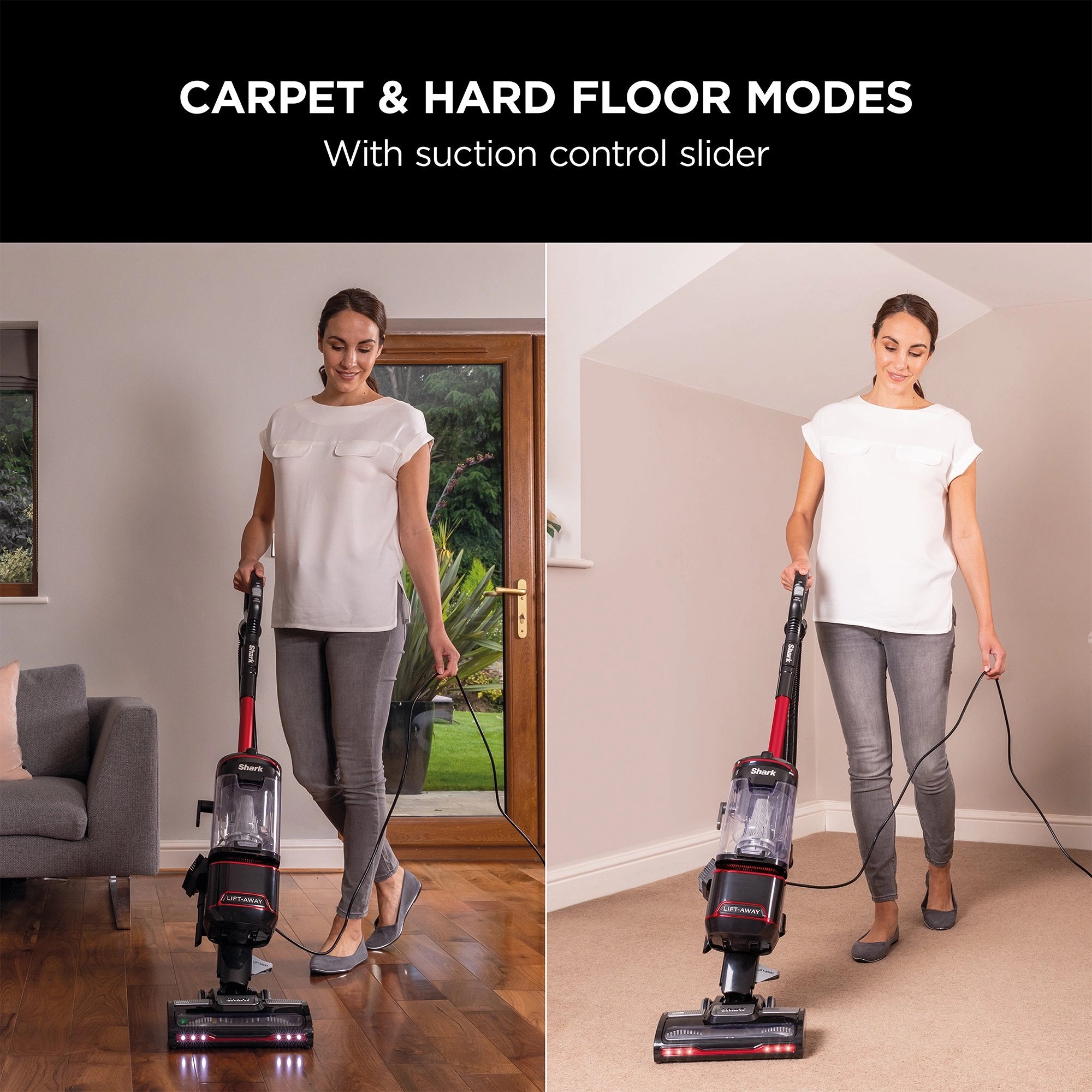Shark NV602UKT Lift-Away Upright Vacuum Cleaner - Pet Model - Red