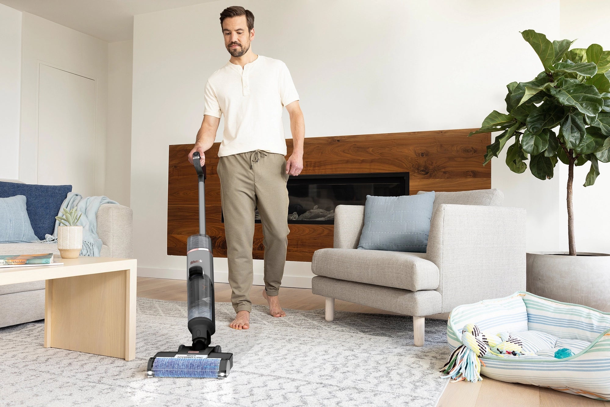 Shark WD210UK HydroVac Cordless Hard Floor Cleaner - Charcoal Grey