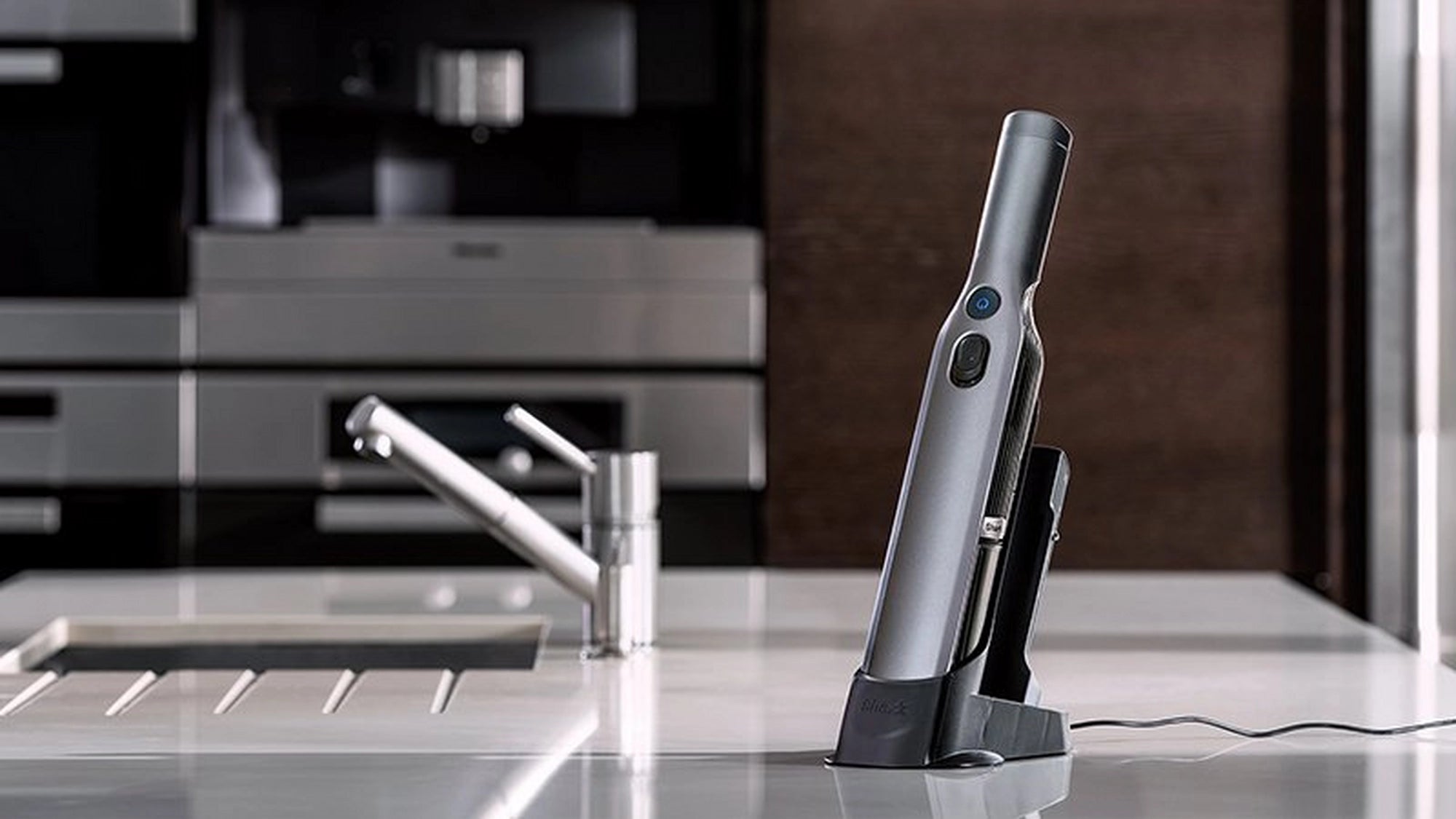 Shark WV200UK Cordless HandHeld Vacuum Cleaner (Single Battery) - Shark Steel Grey
