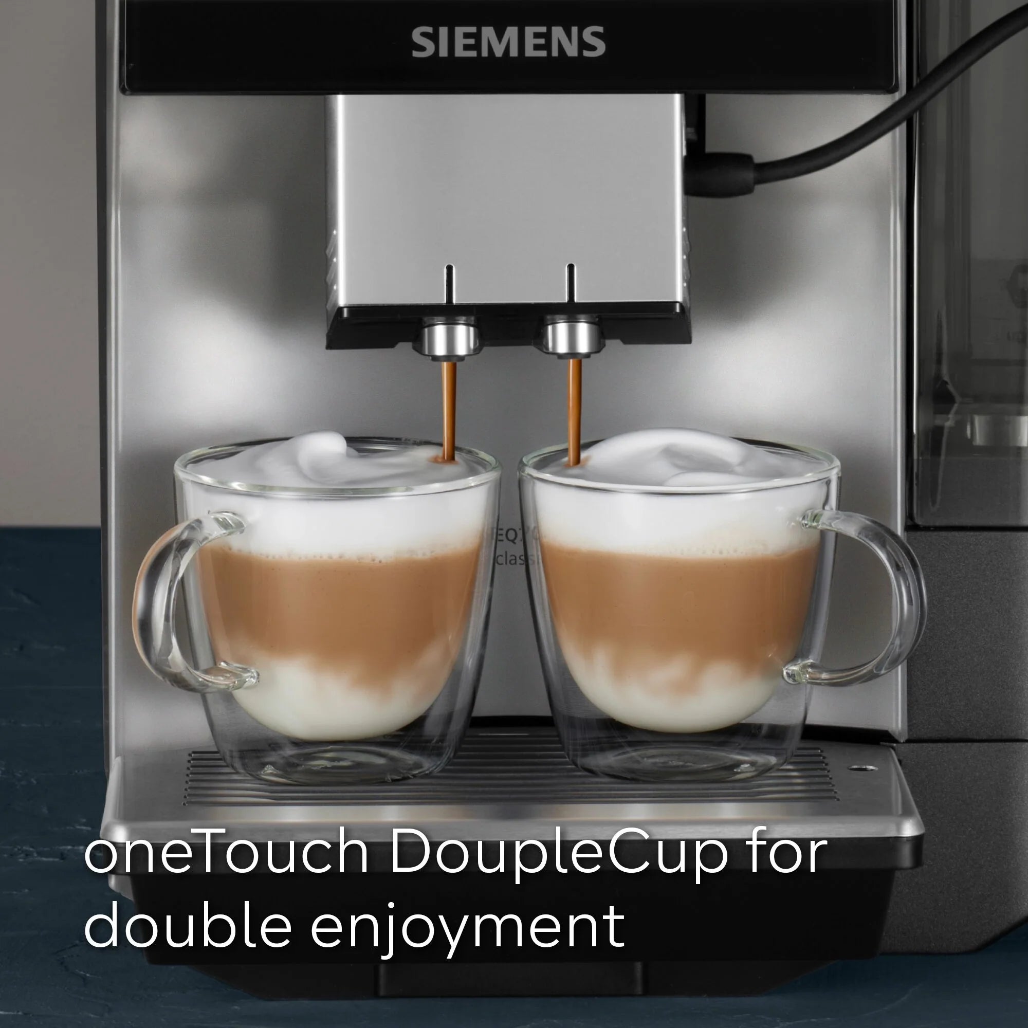 Siemens TP515GB1 Bean to cup coffee machine - Black/Silver