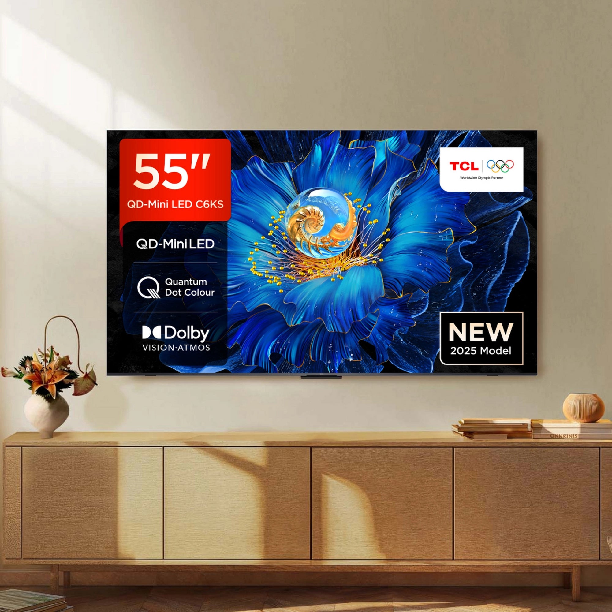 TCL 55C6KS-UK 55" 4K Ultra HD  QD-Mini LED TVs