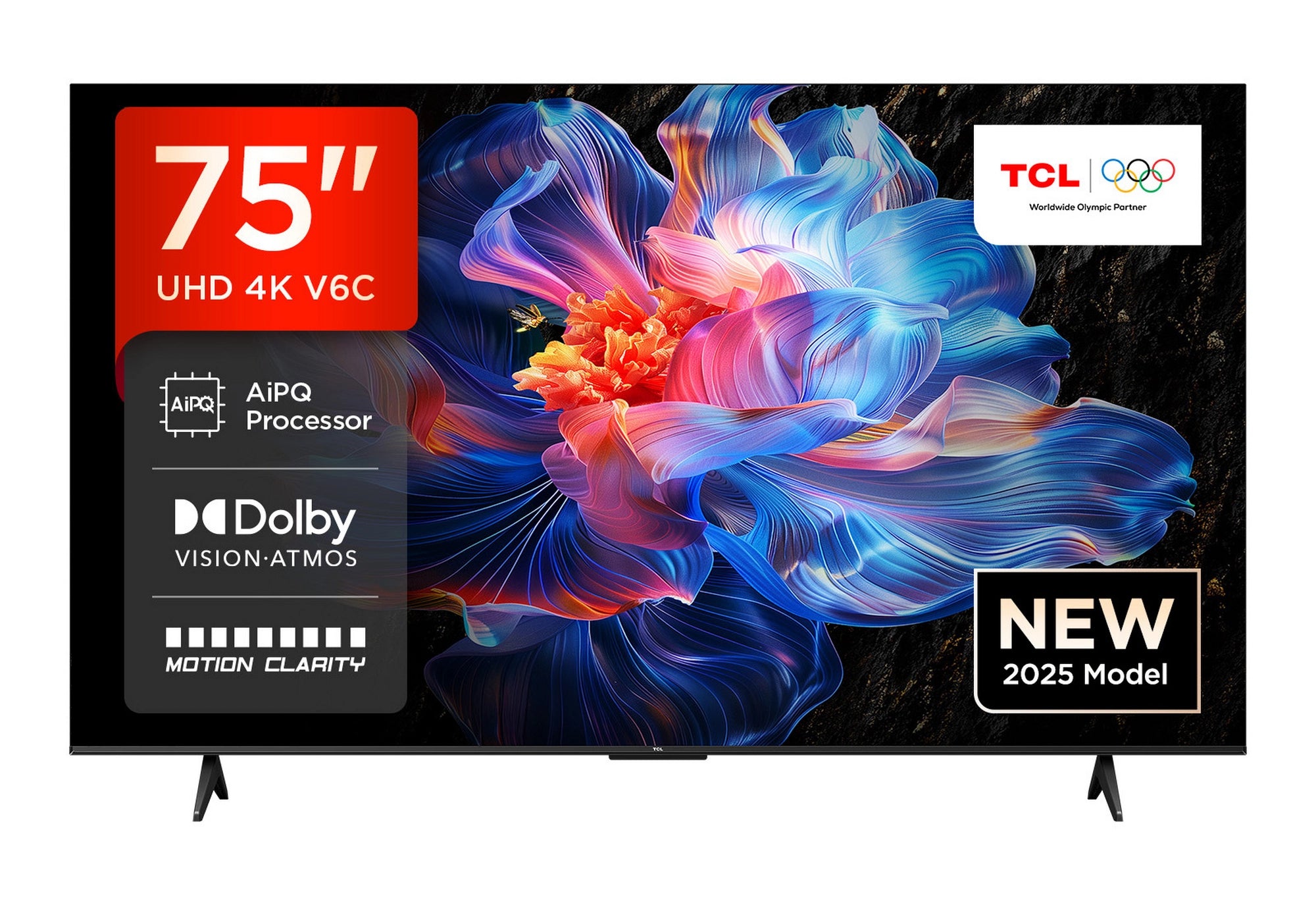 TCL 75V6C-UK 75" 4K Direct LED HDR TVs Google TV