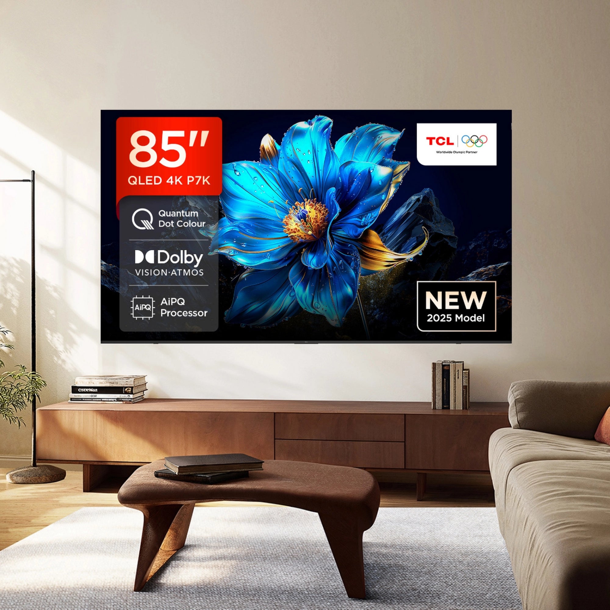 TCL 85P7K-UK 85" QLED Direct LED HDR Google TVs