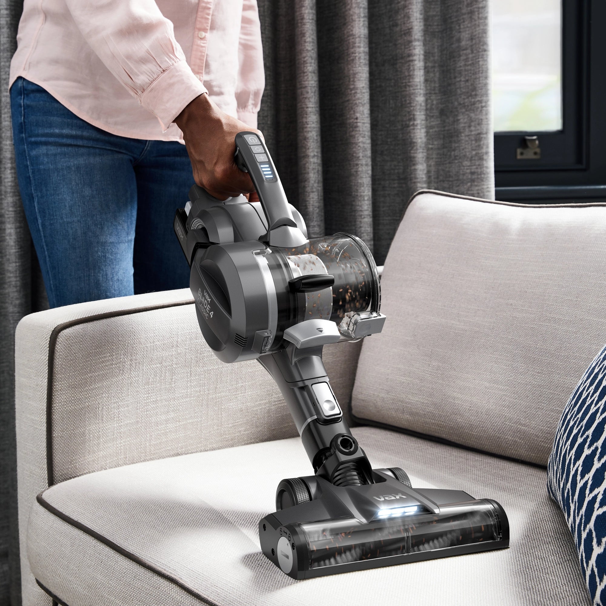 VAX CLSV-B4CS Blade 4 Classic Cordless Vacuum Cleaner - Graphite & Silver