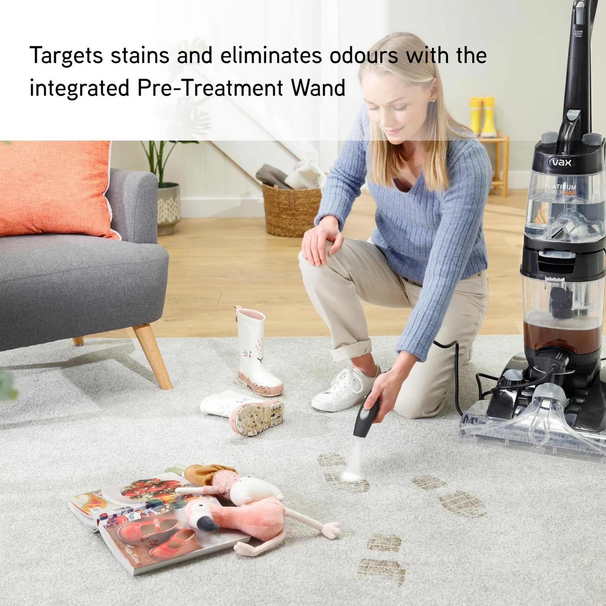 VAX ECB1SPV1 Platinum Power Max Carpet Cleaner - Black