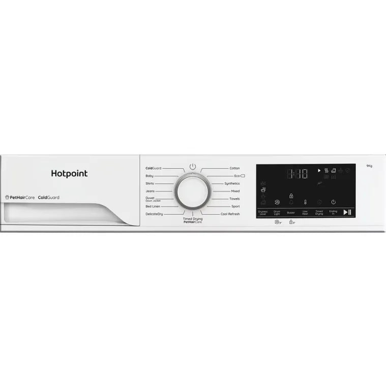 Hotpoint CHD93MWWUK 9KG Heat Pump Dryer - Outbuilding Safe - White