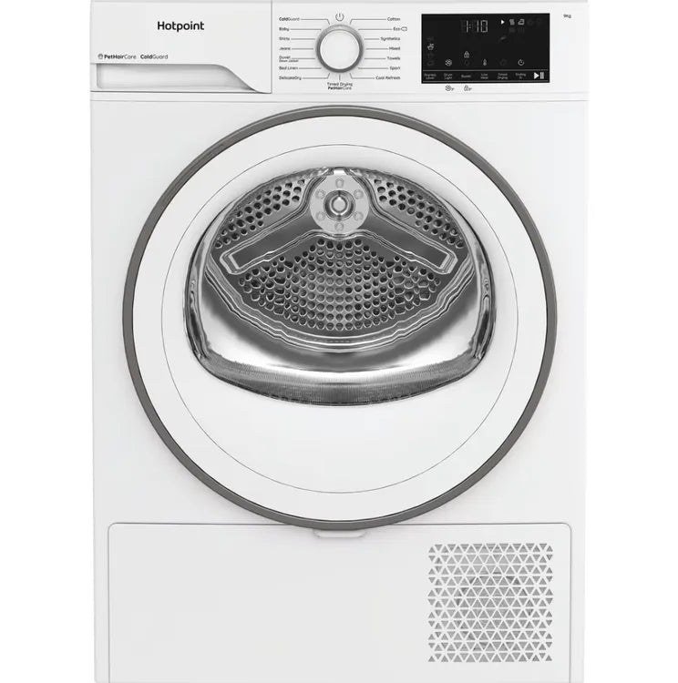 Hotpoint CHD93MWWUK 9KG Heat Pump Dryer - Outbuilding Safe - White