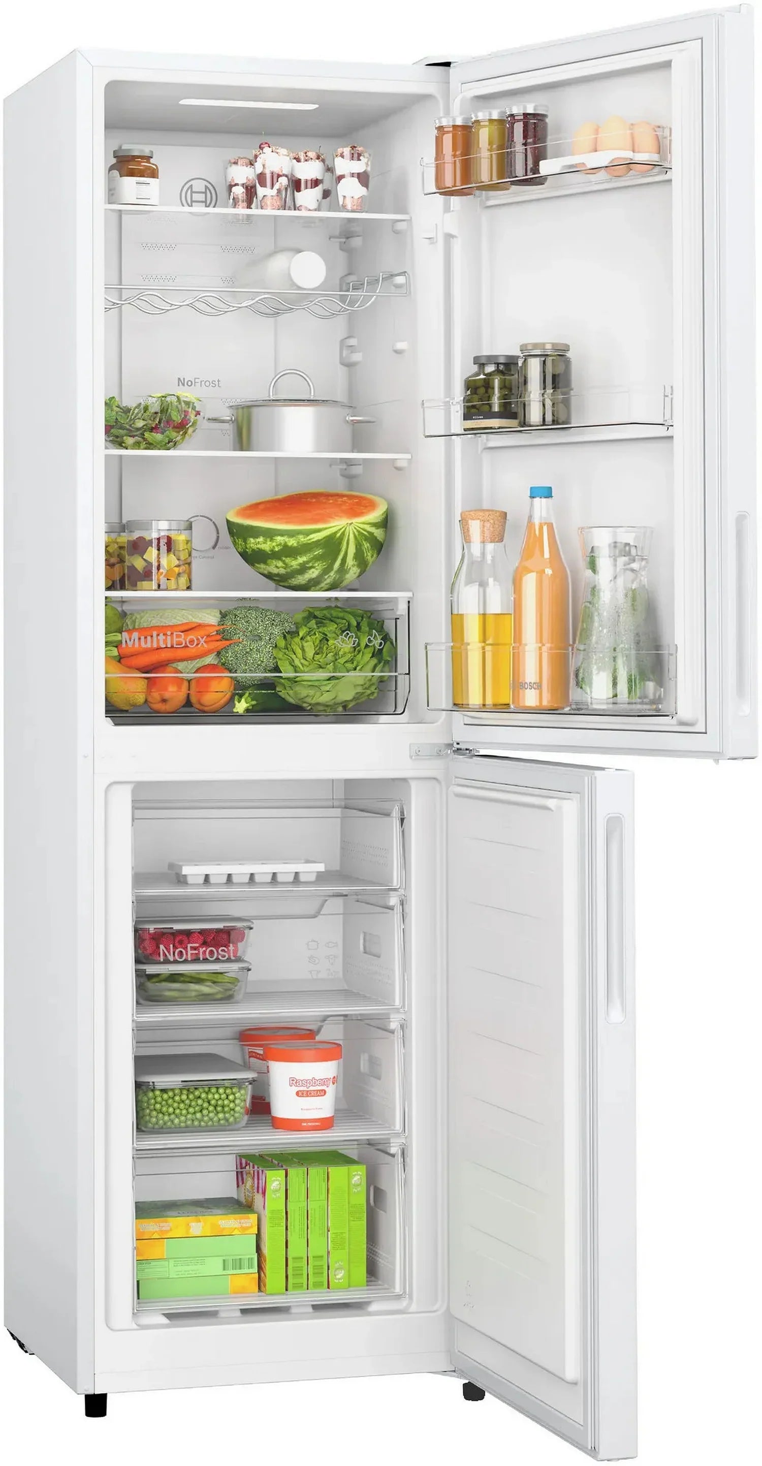 Bosch KGN27NWEAG 55cm 50/50 Frost Free Fridge Freezer - White